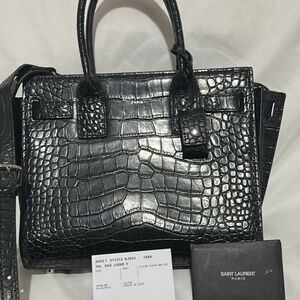 YSL Embossed Handbag